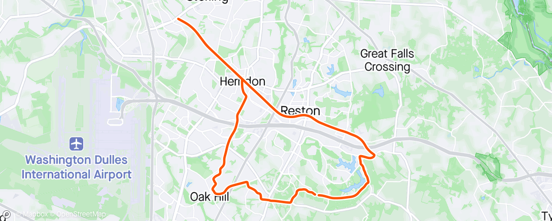 Map of the activity, Morning Ride