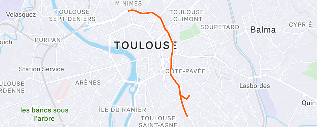 Карта физической активности (10x3’ r1 entre la dinde et les marrons)