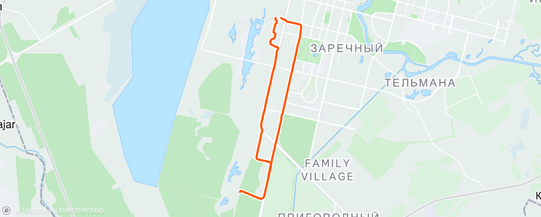 Map of the activity, Morning Ride