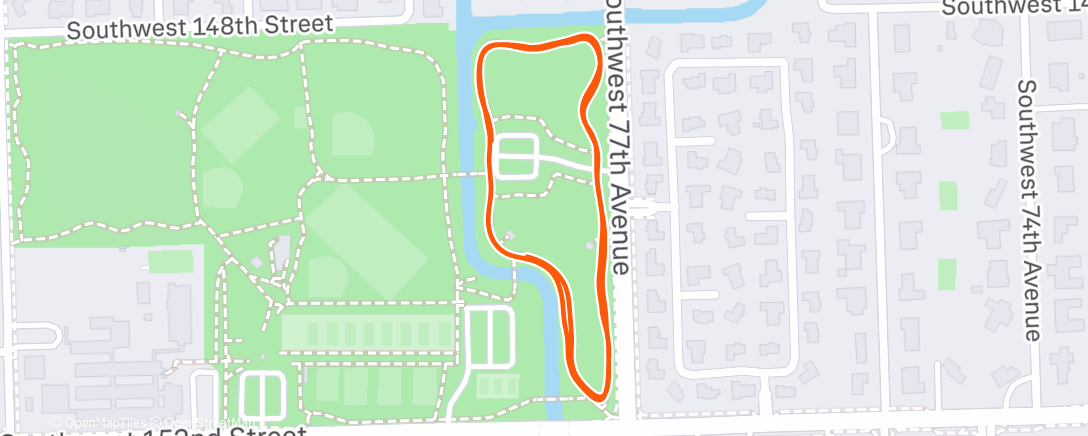 Карта физической активности (Afternoon Run)