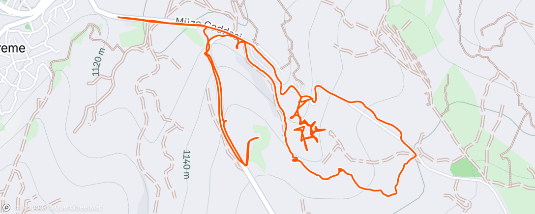 Map of the activity, Excursión de mañana