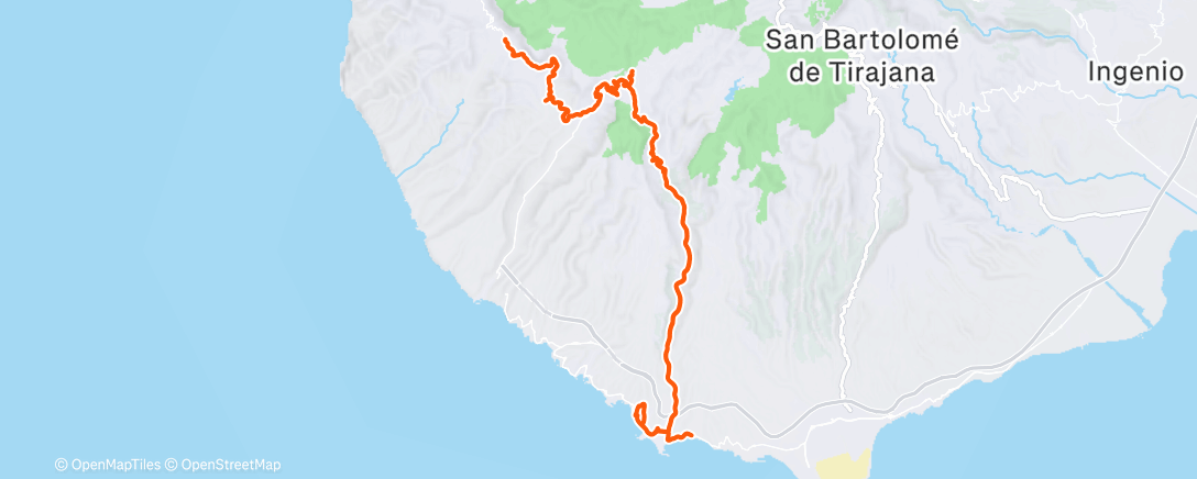 Mapa da atividade, Fahrt am Morgen