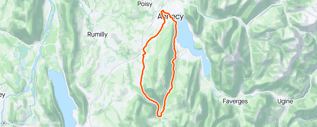 Карта физической активности (04/05/2024 Tour du Semnoz)