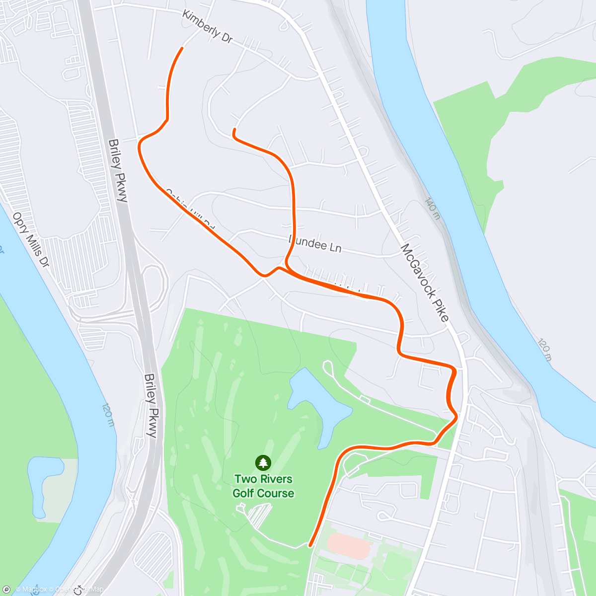 Map of the activity, Kids woke up at 5:45 so they joined me on my morning run