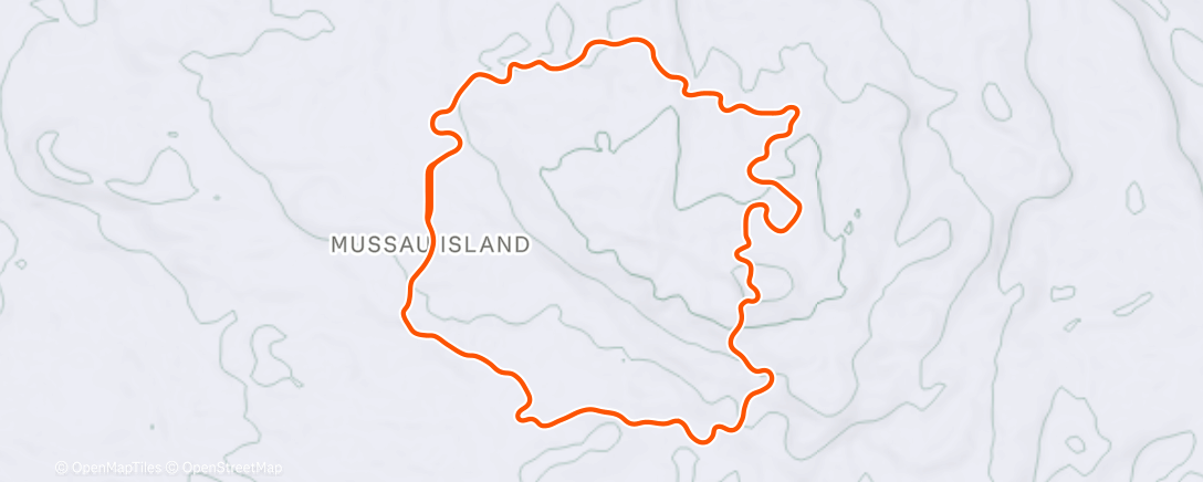 Map of the activity, Bike