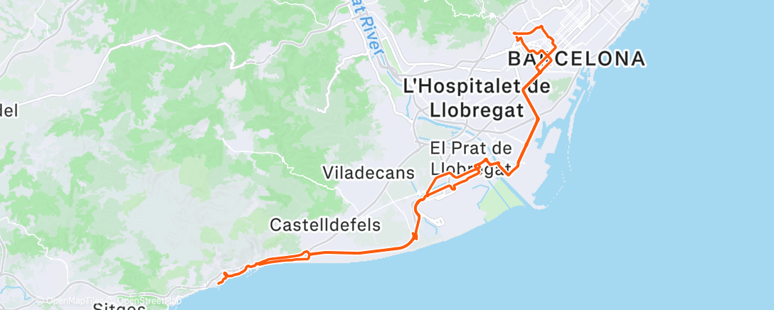 Map of the activity, Jordan ✌️social ride