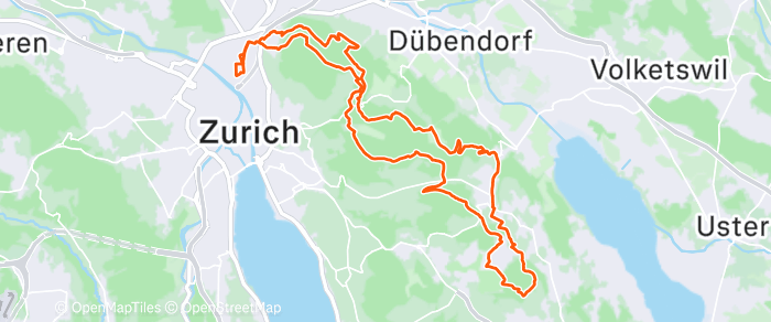 Route map of Maur Loop