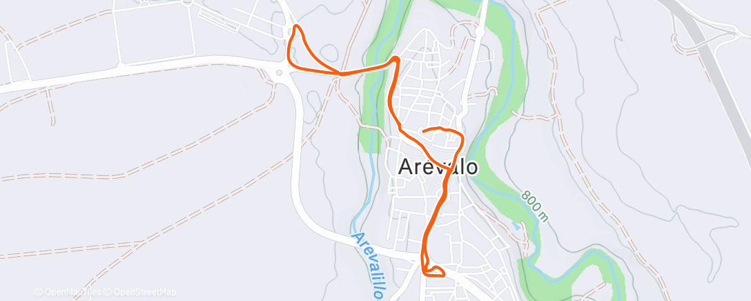 Карта физической активности (Morning Ride)