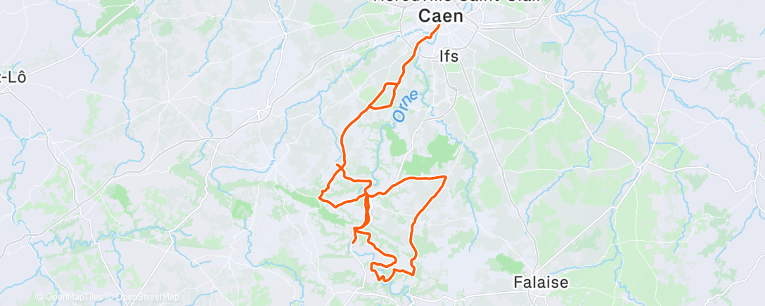 Карта физической активности (Morning Ride)