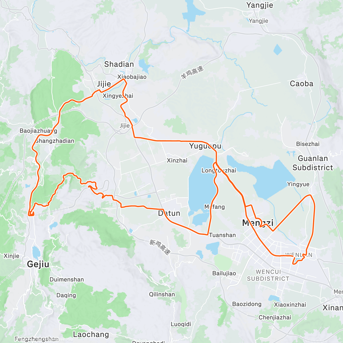 Карта физической активности (Mengzi Happy100 🌫️)