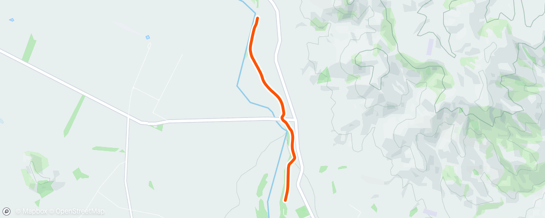 Map of the activity, Ride and a Grocery Run
