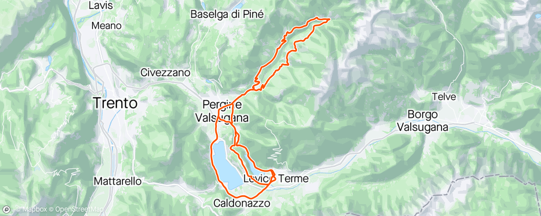 Map of the activity, Tour of the Alpes stage 5
