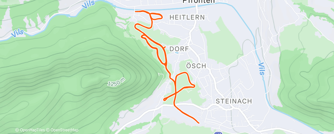 Map of the activity, Perfekter Start in den Winter 🌞❄️