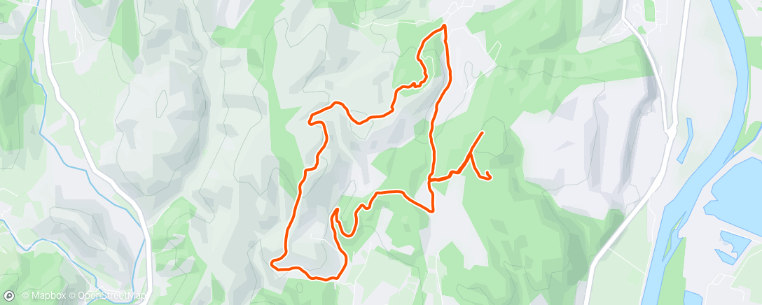 Map of the activity, Reco parcours trail extérieur carrière Lafarge
