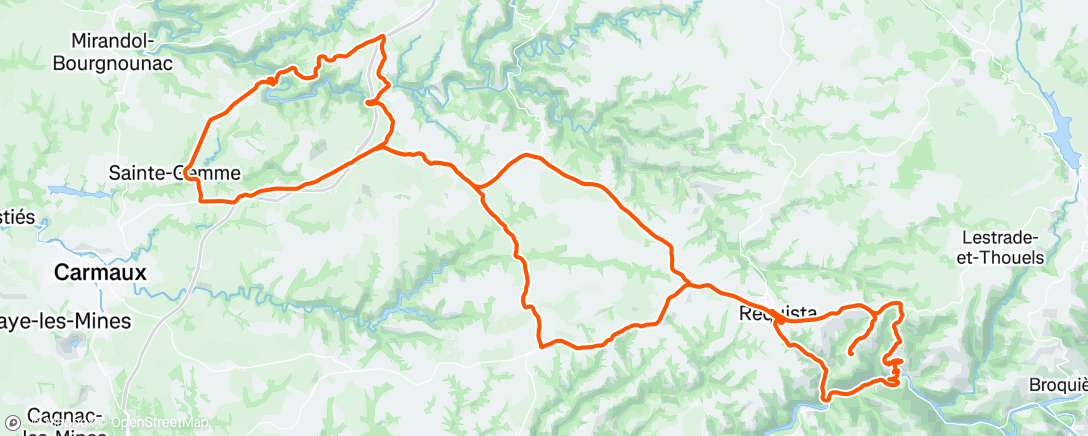 Carte de l'activité