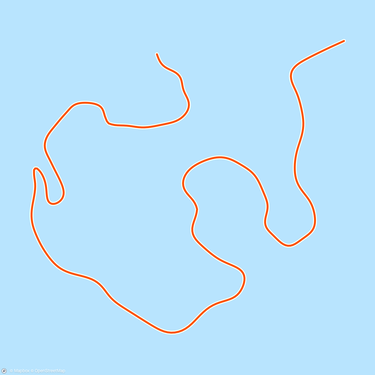 Map of the activity, Zwift - Volcano Circuit in Watopia