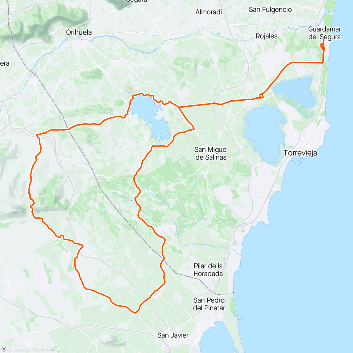 Map of the activity, Vuelta 2024, dag 4