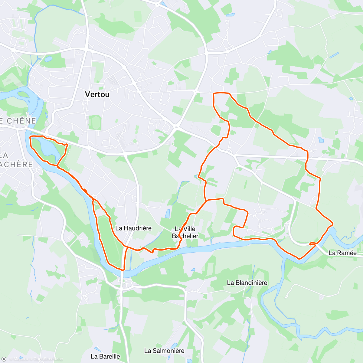 Map of the activity, Trail CASL - Parcours de Stephane