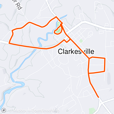 Pitts Park 5 Miles - Clarkesville | 5.1 mi Running Route on Strava