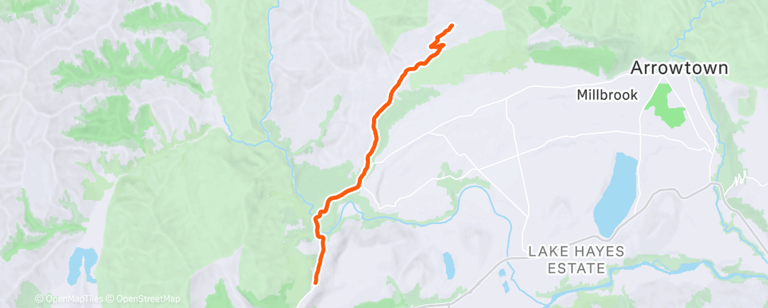 Карта физической активности (Evening Ride)