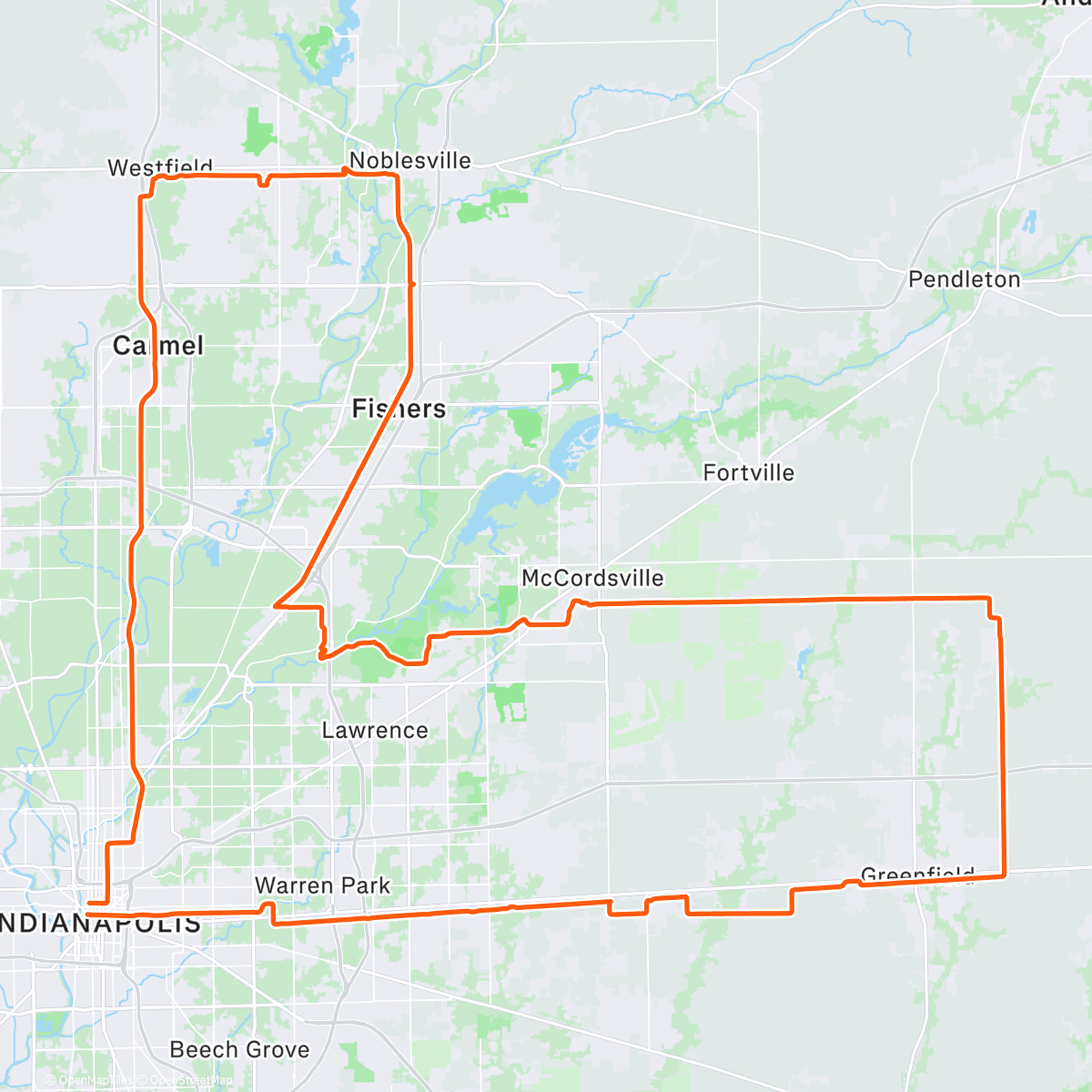 Карта физической активности (Festively we roll along)