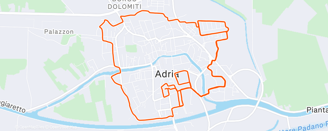 Map of the activity, road to BOclassic