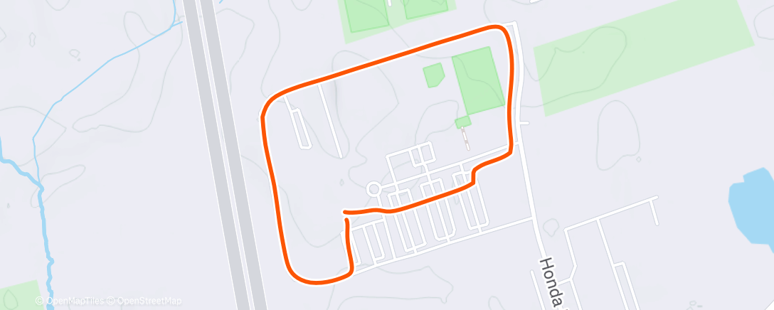 Map of the activity, Lunch Walk