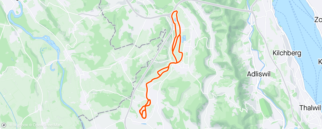 「Abendradfahrt」活動的地圖