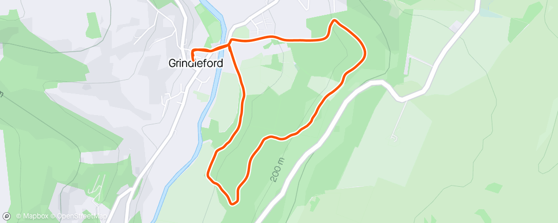 Map of the activity, Morning Run