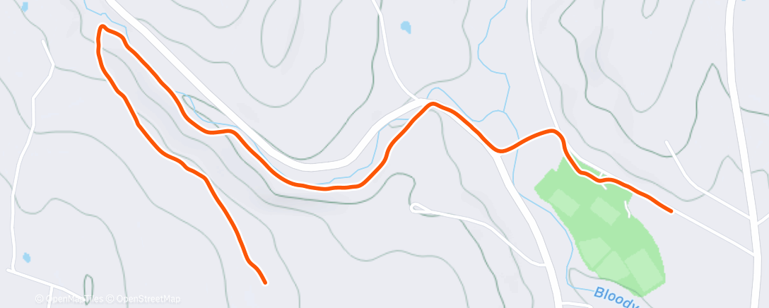 Mappa dell'attività Morning Walk