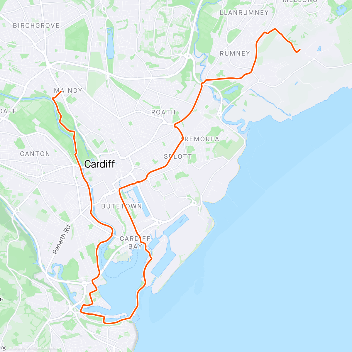 Mapa da atividade, Barrage commute