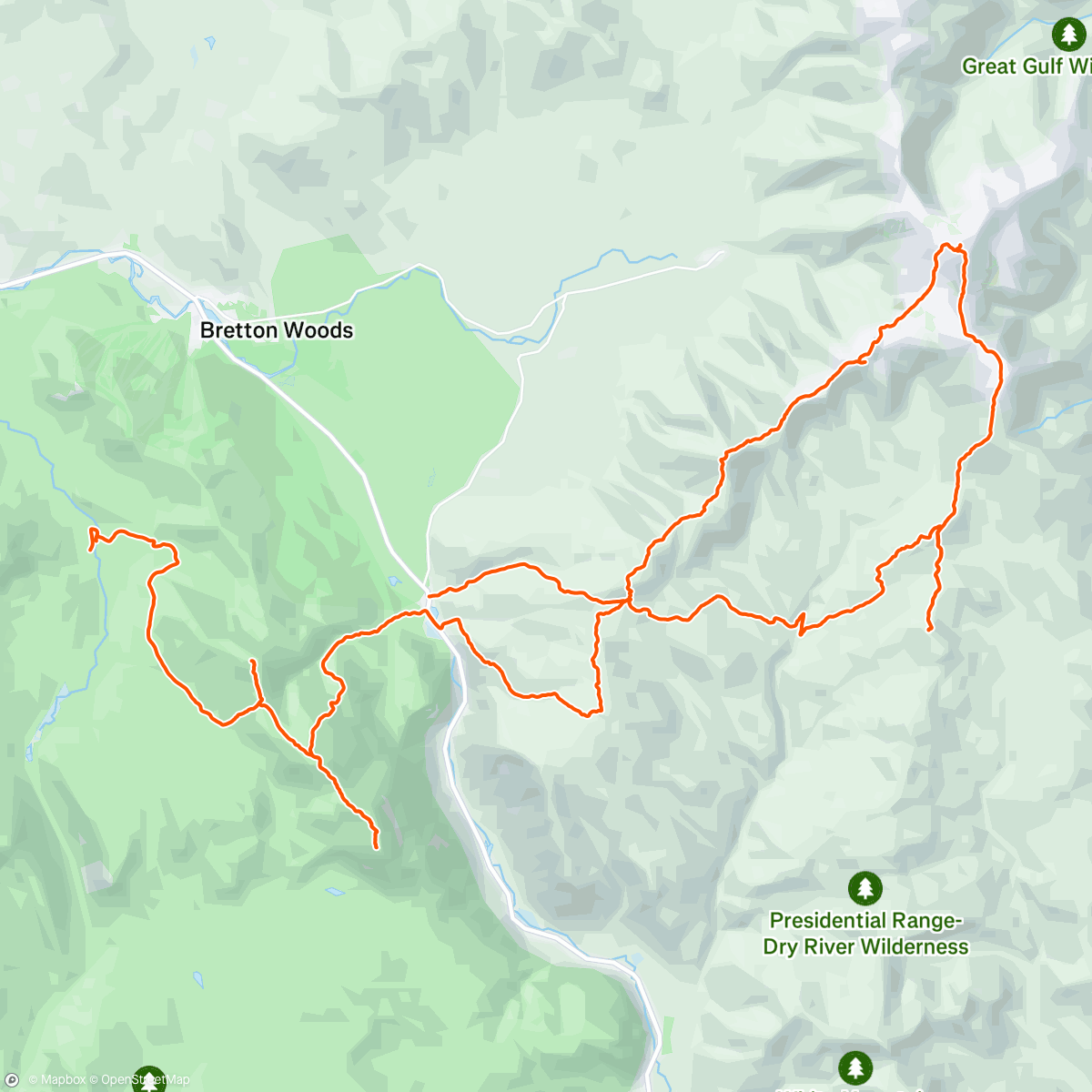 Map of the activity, Crawford Tour