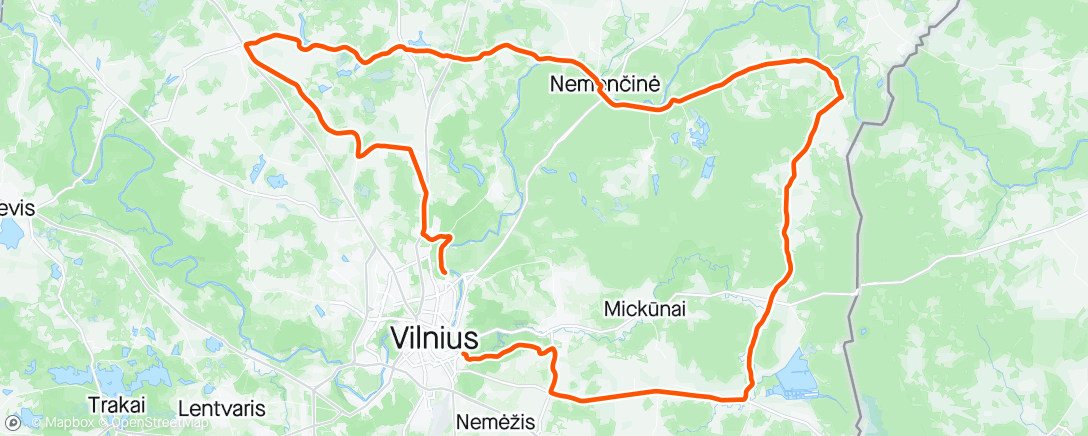 Map of the activity, Funday ride 😉
