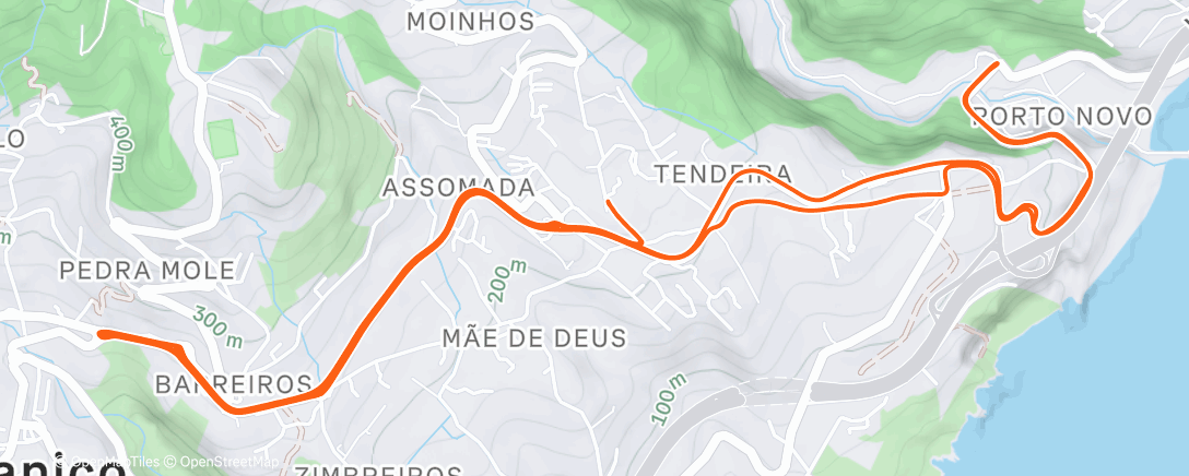 Map of the activity, Morning Ride