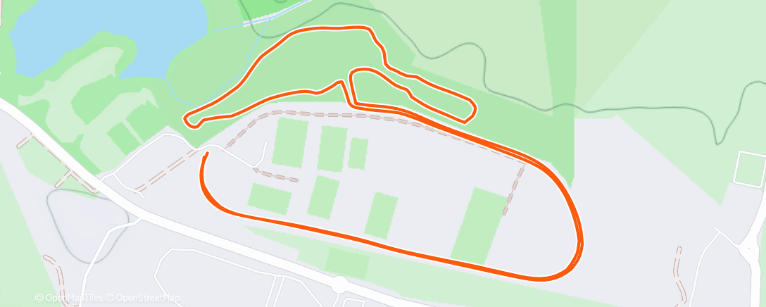 Map of the activity, NYD Lanark Parkrun