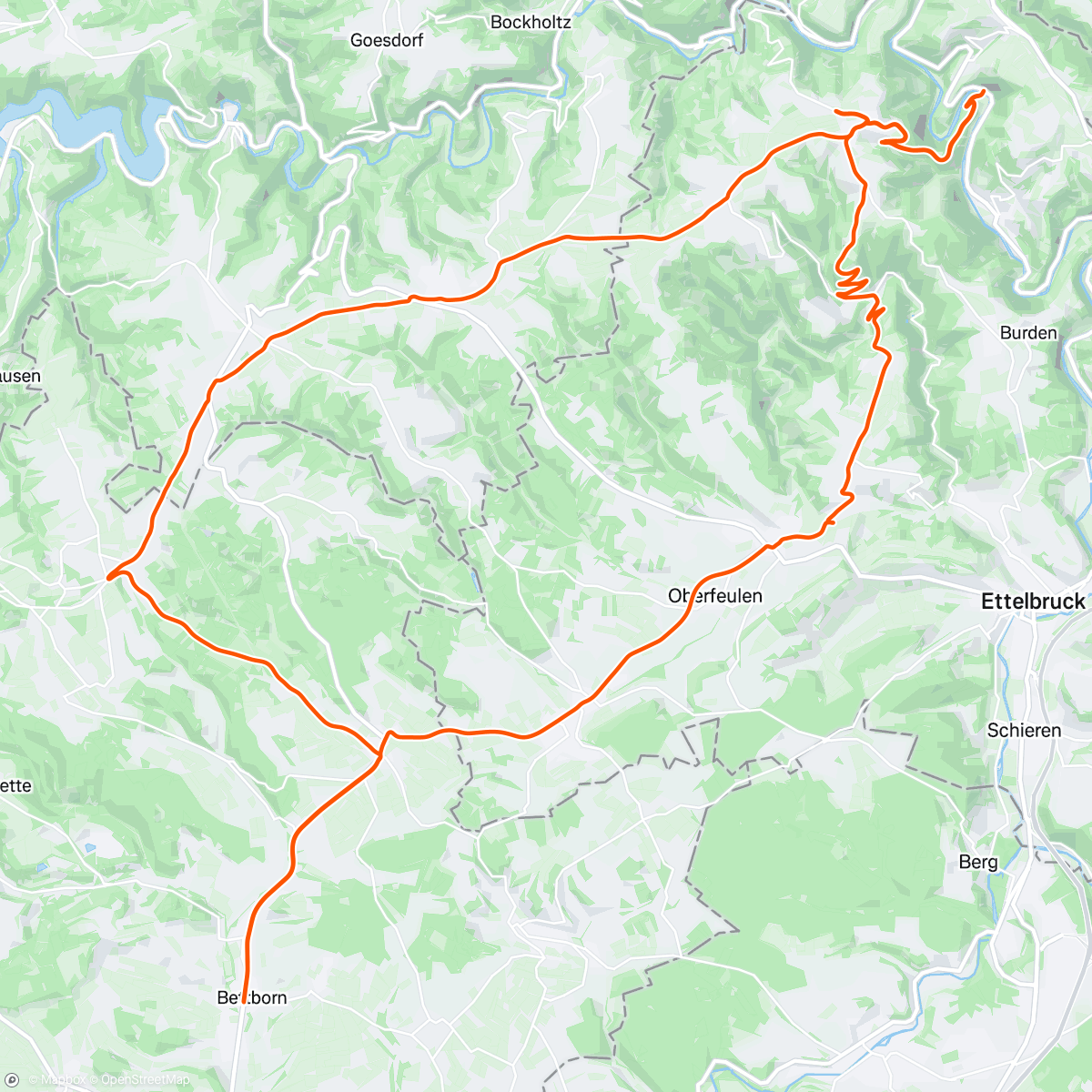 Map of the activity, Vädret vände lite😅