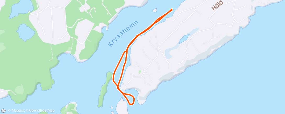 Mapa da atividade, Kajak Stavsnäs