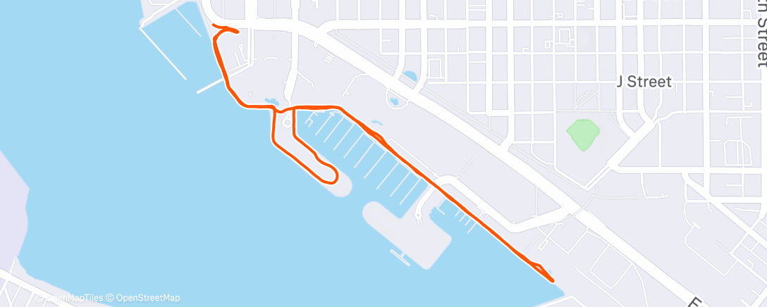 Map of the activity, Wore the wrong shoes 😩