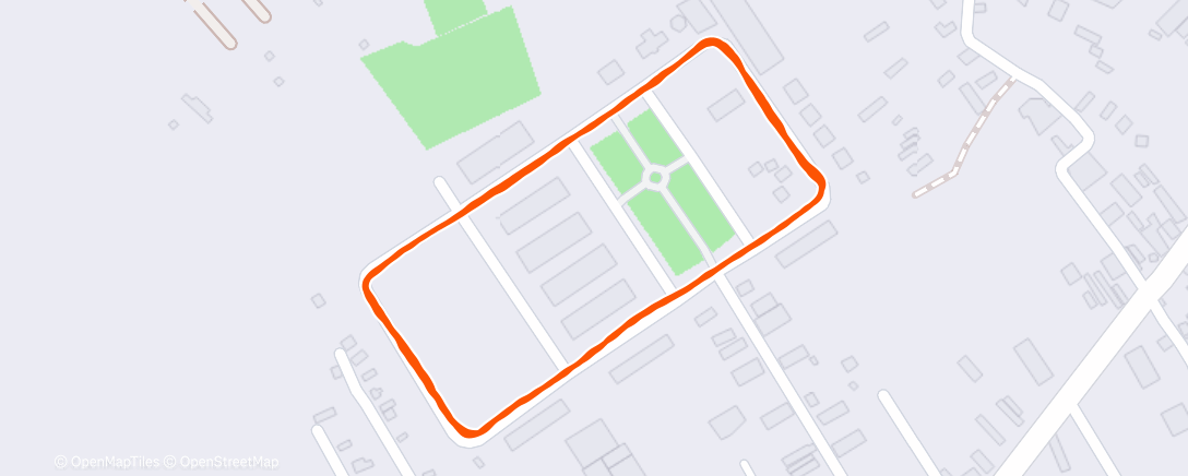 Map of the activity, Morning Run