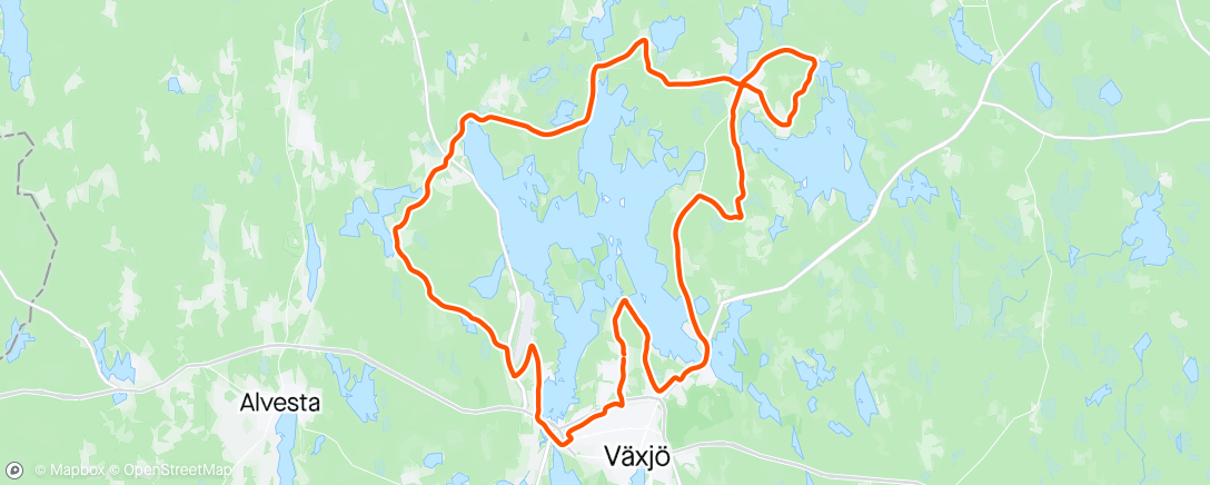Карта физической активности (Helgasjön runt innan bästa frukosten 🚴🏻🌱🔆)