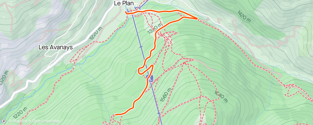 Map of the activity, Marche retour 👍