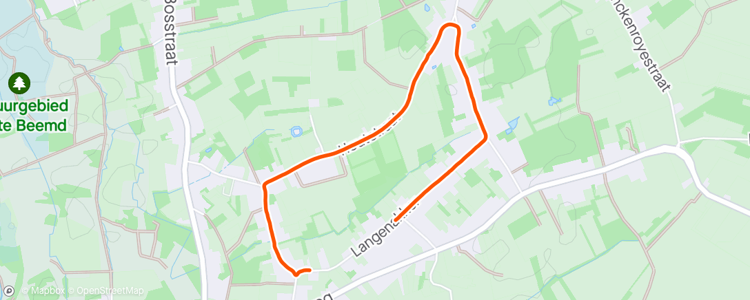 Map of the activity, Lunch Walk uitzieken 🤒