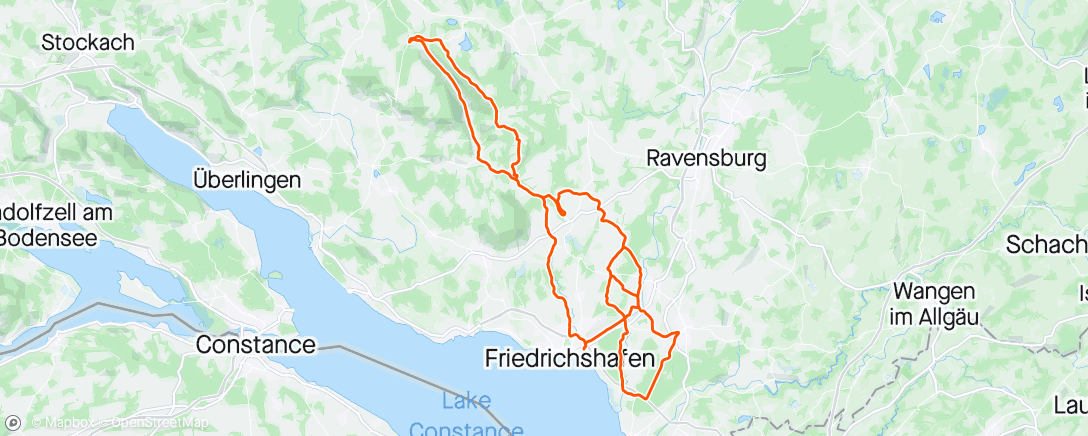 Map of the activity, Radtreff