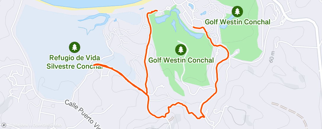 Map of the activity, Morning Walk