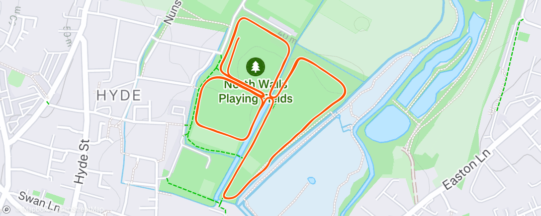 Map of the activity, Winchester ParkRun - #50