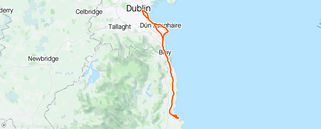 Map of the activity, Nip down to Wicklow for a coffee