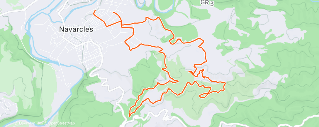 Map of the activity, Acabant el dia amb un bon sun7🌄