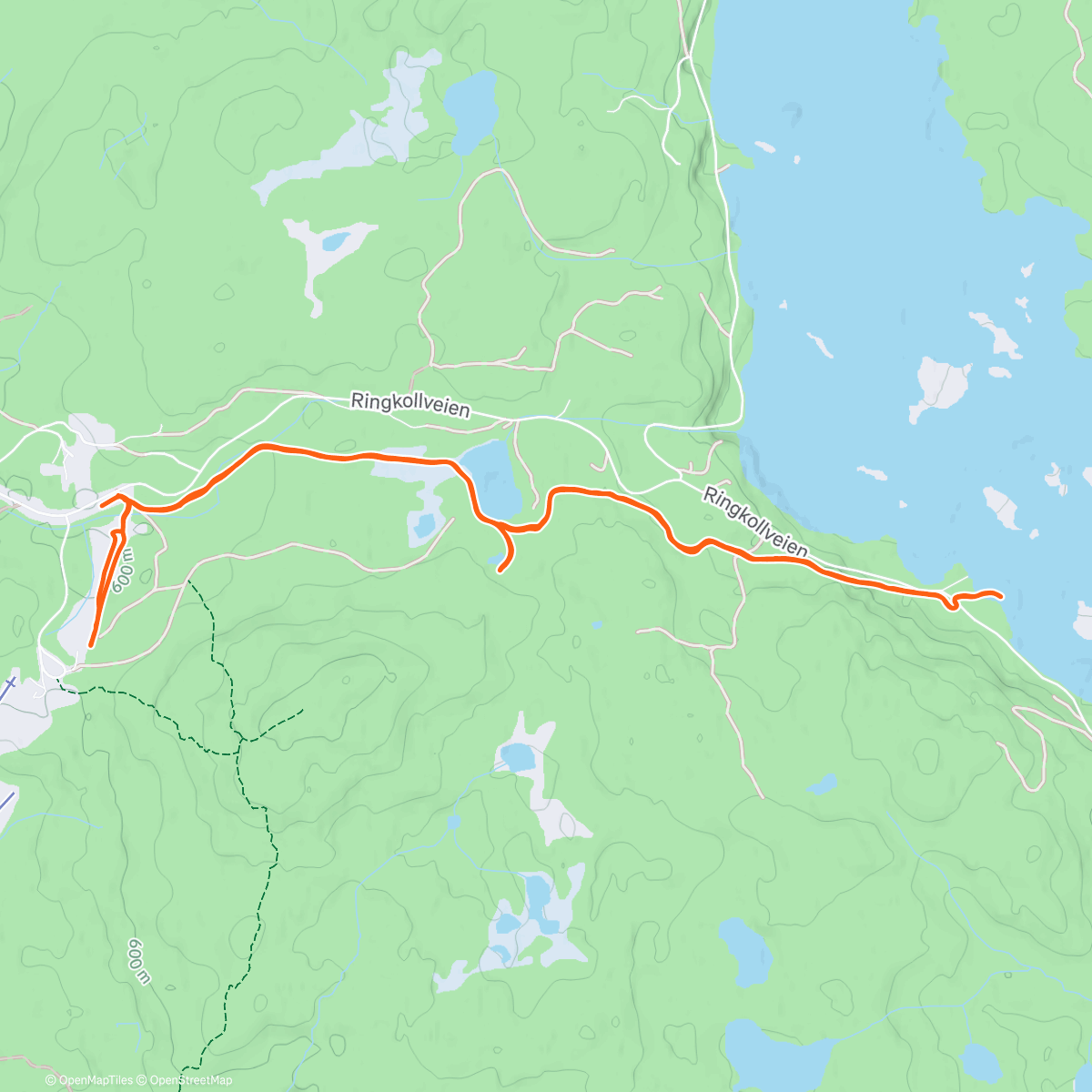 Map of the activity, Til Øyangen