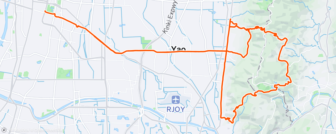 Map of the activity, Morning Ride