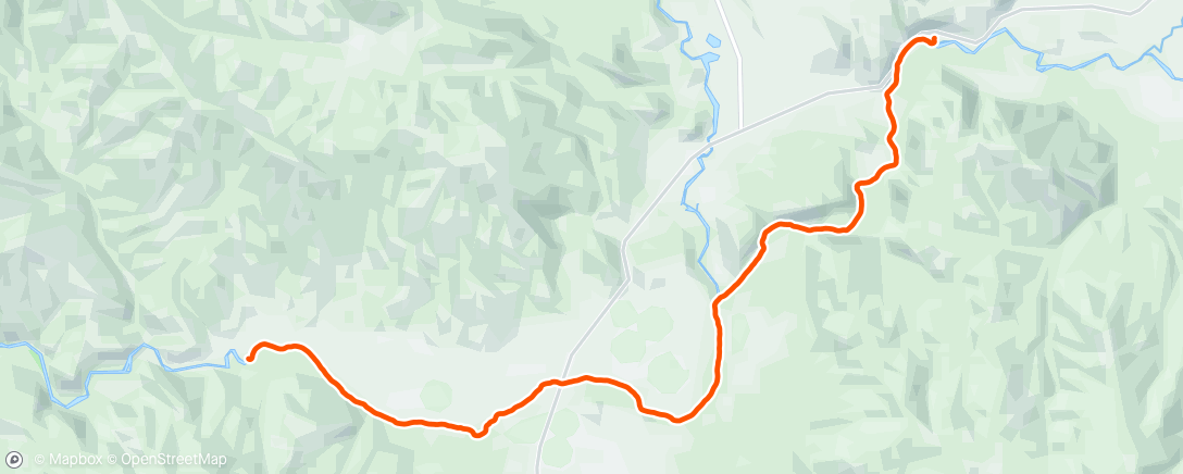 Map of the activity, Afternoon Row